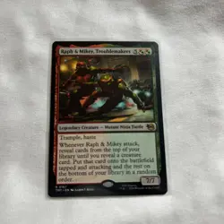 Raph & Mikey, Troublemakers 167 - NM - Teenage Mutant Ninja Turtles - MTG - Image 1