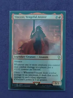 Vincent, Vengeful Atoner Surge Foil - FIC 0064 NM - MTG Magic - Image 1