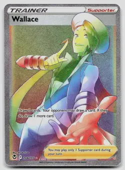 Wallace 208/195 Silver Tempest Pokemon NM - Image 1