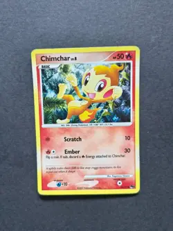 Chimchar 14/17 Pop Series 6 Promo Holo Pokemon Card Nintendo 2007 LP/MP - Image 1
