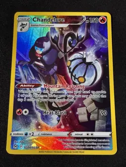 Chandelure TG04/TG30 SWSH11: Lost Origin Trainer Gallery NM Full Art Pokemon - Image 1