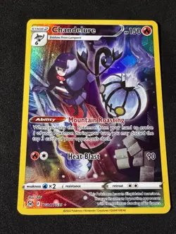 Chandelure TG04/TG30 SWSH11: Lost Origin Trainer Gallery NM Full Art Pokemon - Image 2