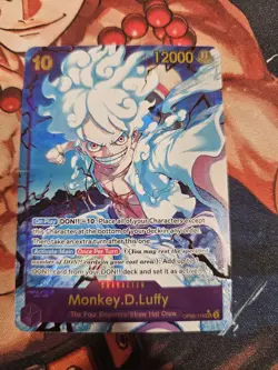 Monkey D. Luffy (Alt Art) OP05-119 SEC ONE PIECE Card The Best PRB-01 English - Image 1