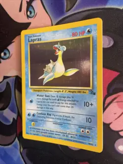Lapras - 10/62 - Pokemon Fossil Unlimited Holo Rare Card WOTC LP+ - Image 3