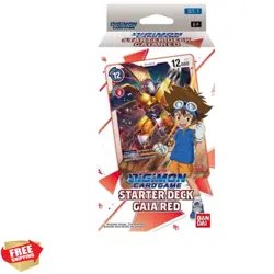 Digimon Card Game: Starter Deck- Gaia Red - Trading Card Game - Image 1