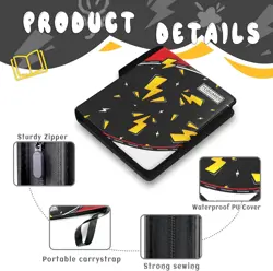 Trading Card Binder 9 Pocket，Card Binder 900 Pockets Card Book Holder Cards wi - Image 4