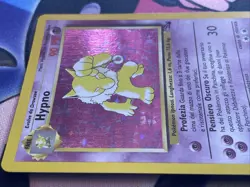 Pokemon TCG Hypno Fossil Holo Card 8/62 Unlimited Rare - LP Swirl - Image 5