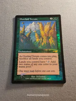 MTG Nemesis Overlaid Terrain Foil Rare - Image 1