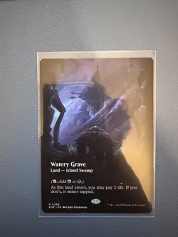 Watery Grave -Borderless- Edge of Eternities Regular Rare Land EOE 286 mtg NM/M - Image 1