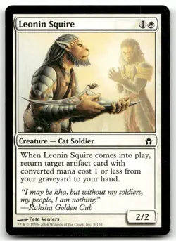 Leonin Squire - Fifth Dawn MTG Lightly Played - Image 1