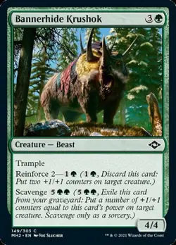 Bannerhide Krushok -Foil Near Mint MTG Modern Horizons 2 - Image 1