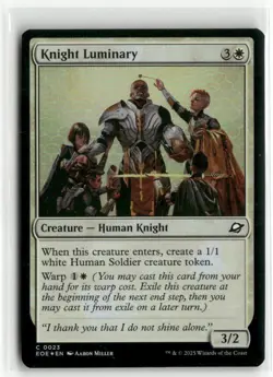 Knight Luminary FOIL - Edge of Eternities MTG NM - Image 1