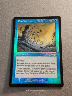 MTG Nemesis Parallax Tide Foil Magic The Gathering Rare - Image 1