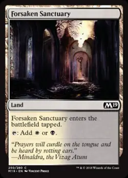 Forsaken Sanctuary - Near Mint MTG Magic 2019 Core Set - Image 1
