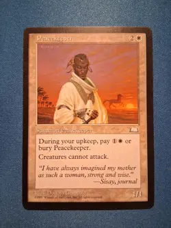 Peacekeeper Weatherlight (Reserved List) LP Magic MTG - Image 1