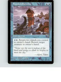 Flooded Shoreline Rare Visions Lightly played b1-235 MTG - Image 1
