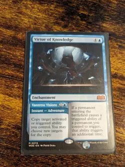 Virtue of Knowledge Wilds of Eldraine Regular - Image 1