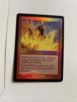 Magic the Gathering DRAGONSTORM #90/143 Scourge Red Foil Rare 2003 NM Un-Played - Image 1