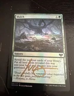 Foil Artist Proof MULCH & Up the Beanstalk Lucas Graciano Mtg - Image 2