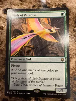 BIRDS OF PARADISE Magic MTG The List Reprints - Image 1