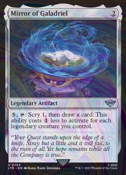 Foil Mirror of Galadriel - The Lord of the Rings: Tales of Middle-earth | MTG Ca - Image 1