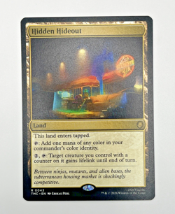 Hidden Hideout MTG Commander: Teenage Mutant Ninja Turtles 43 R NM - Image 1