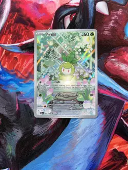 Pokemon Petilil 091/086 Black Bolt Illustration Rare Holo Light Play - Image 1
