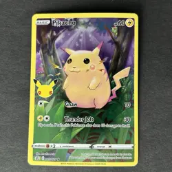 Pokemon Pikachu Celebrations Holo Rare #005 - Image 1