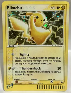 Pikachu 12 Holo EX series E-Reader Black Star Promo 2003 Vintage Pokemon TCG - Image 1