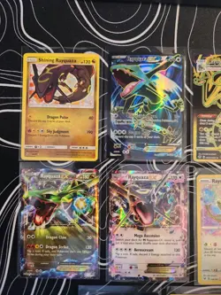Rayquaza Lot Of 10 Pokemon Cards LP - Image 2