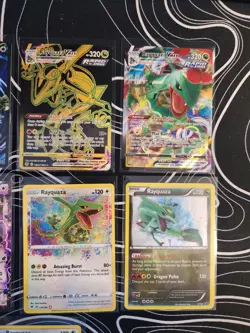 Rayquaza Lot Of 10 Pokemon Cards LP - Image 3