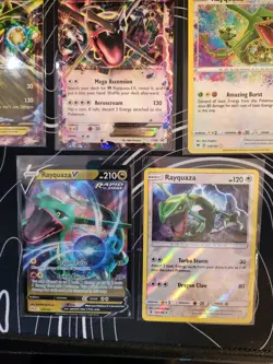 Rayquaza Lot Of 10 Pokemon Cards LP - Image 4