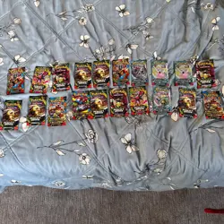 Lot of 20 Booster Pack Pokemon Perfect Order Journey Together Mega Evolution - Image 1