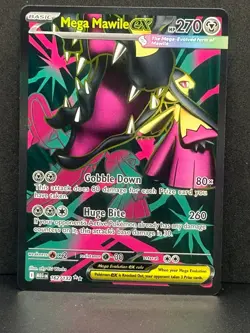Mega Mawile ex 162/132 Ultra Rare Mega Evolution Pokemon Holo Near Mint - Image 1