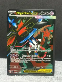 Mega Floette ex 101/086 Ultra Rare ME04: Chaos Rising Pokemon Holo Near Mint - Image 1