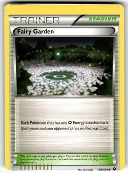 Fairy Garden 100/124 Uncommon Fates Collide MISCUT Pokemon Near Mint - Image 1