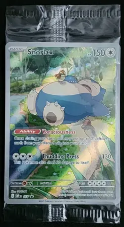 SEALED Pokemon Snorlax SVP051 Pokemon 151 SV Black Star Promo NM English TCG #51 - Image 1