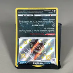 Galarian Weezing SV077/SV122 Shiny Rare Shining Fates Shiny Vault Pokemon NM - Image 2