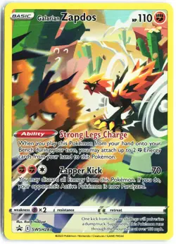 Galarian Zapdos SWSH283 Holo Promo Sword & Shield Promo Pokemon Near Mint - Image 1