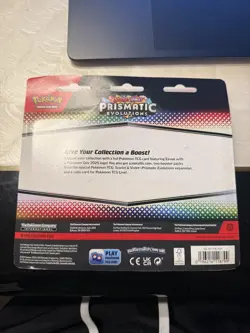 Pokemon Prismatic Evolutions Blister Pack Eevee Promo Scarlet Violet TCG Sealed - Image 2