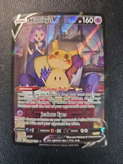 Mimikyu v TG16/TG30 Holo Secret Rare Pokemon TCG Brilliant Stars - Image 1