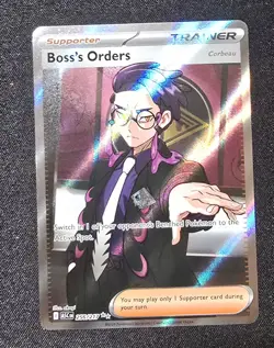 Boss’s Orders 256/217 Ultra Rare Full Art Pokemon TCG Ascended Heroes - Image 1