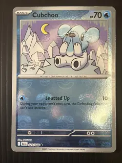 Cubchoo (Master Ball Pattern) 025/086 Black Bolt Pokemon TCG Near Mint - Image 1