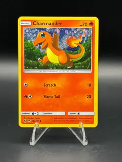 Pokemon Charmander 18a/147 Reverse Holo Sun & Moon Burning Shadows 70 LP - Image 1