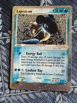 Lapras ex Ruby & Sapphire Ultra Rare Holo 99/109 Pokemon TCG - Image 1