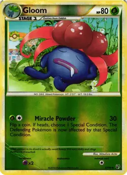 Pokemon TCG Gloom Uncommon Reverse Holo Undaunted 27/90 DMG - Image 1