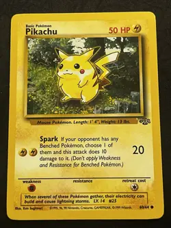 Pikachu 60/64 - Pokemon Jungle Set - NM - Image 1