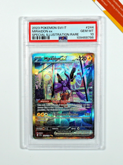 Pokemon PSA 10 Miraidon Ex #244 SIR Scarlatto e Violetto Base 2023 Italiano - Image 1