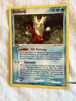 Pokemon Delibird 21/109 Team Rocket Returns Rare Regular 2004 English 70 HP - Image 1