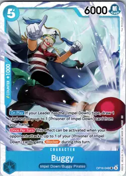 Buggy (048) OP16-048 Super Rare The Time of Battle One Piece Near Mint - Image 1